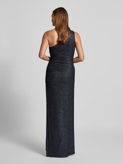 Jake*s Cocktail Slim Fit Abendkleid im One-Shoulder-Design Metallic Blue Melange 5