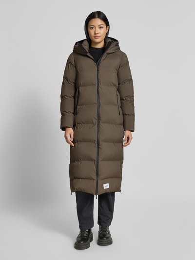 khujo Steppmantel mit Label-Patch Modell 'Larea' Oliv 4