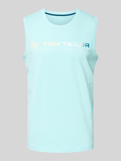 Tom Tailor Tanktop mit Label-Print Ocean 2