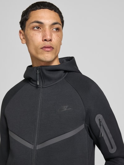Nike Regular Fit Sweatjacke aus Baumwoll-Mix Black 3