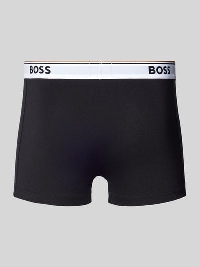 BOSS Boxershort met elastische band in een set van 3 stuks Zwart - 3