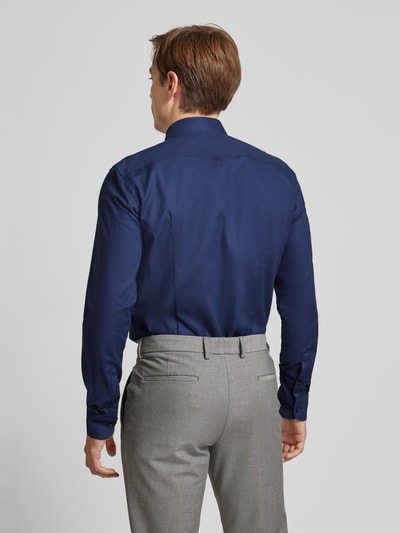 BOSS Slim fit zakelijk overhemd met kentkraag Marineblauw - 5