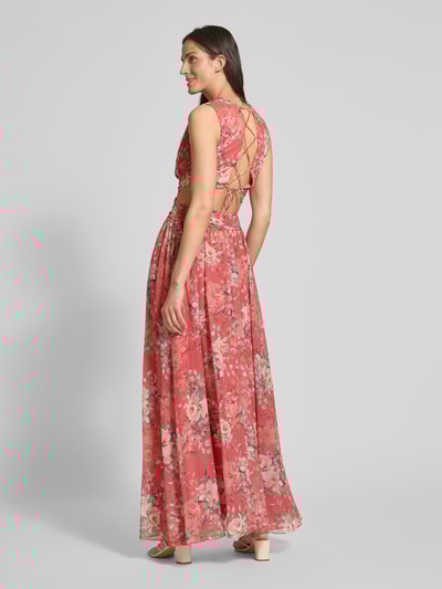 ADLYSH Abendkleid mit Plisseefalten Rosa 5