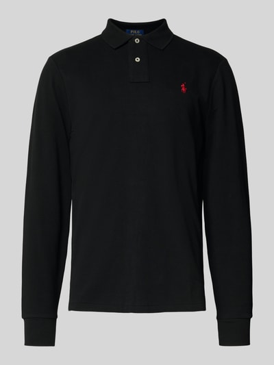 Polo Ralph Lauren Poloshirt mit Label-Stitching Black 2