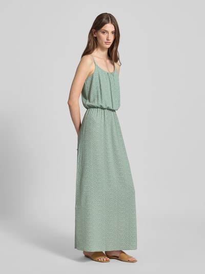 Only Tailliertes Maxikleid mit Allover-Muster Modell 'WINNER' Schilf 1