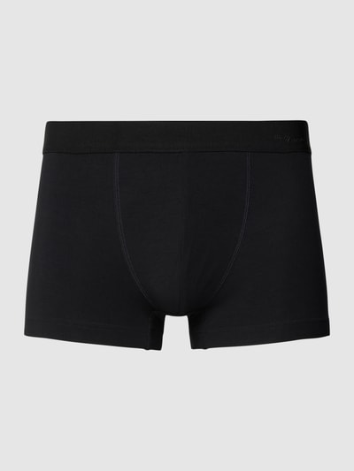 Mey Boxershort met elastische band met logo Zwart - 1