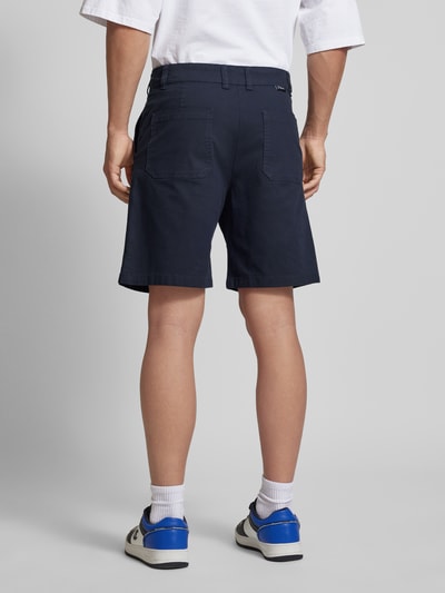 REVIEW Korte broek in effen design Donkerblauw - 5