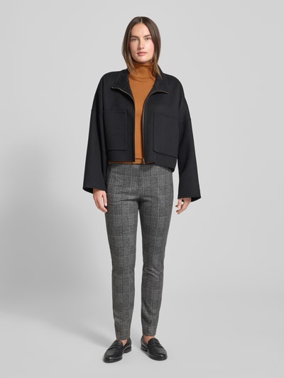 Raphaela By Brax Spodnie materiałowe o kroju slim fit z dodatkiem wiskozy model ‘Lillyth’ Średnioszary 1