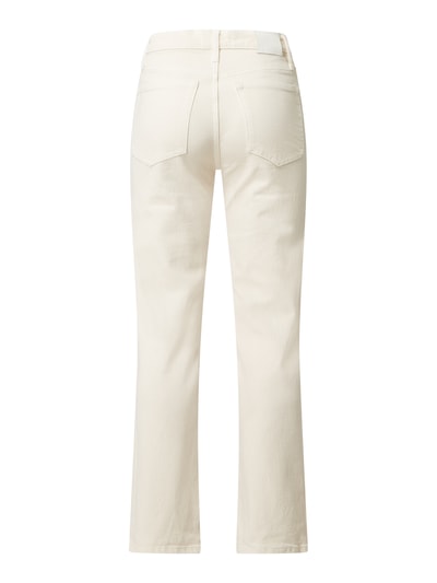 Mango Straight Fit Jeans mit Stretch-Anteil  Weiss 4