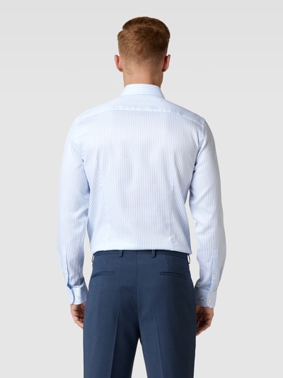 Jake*s Slim Fit Premiumhemd mit Streifenmuster Bleu 5