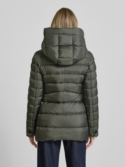 Peuterey Kurtka puchowa z zamkiem błyskawicznym dwustronnym model ‘ESDRA’ Oliwkowy 5