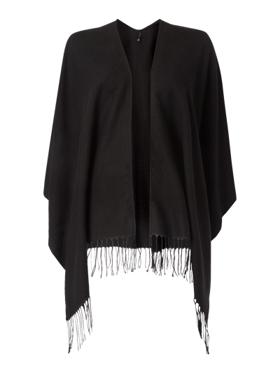 Only Poncho mit Band zum Binden Black 2