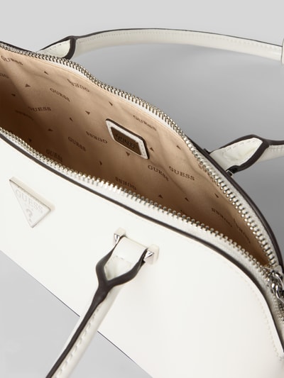 Guess Torebka z aplikacją z logo model ‘ARNELA’ Złamany biały 5