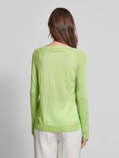 Christian Berg Woman Longsleeve met ronde hals Appeltjesgroen - 5