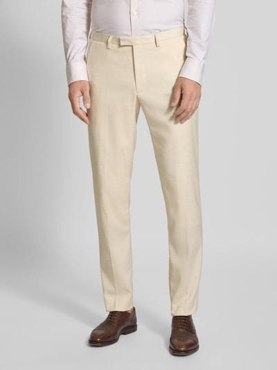 MCNEAL Regular Fit Anzughose mit Leinen-Anteil Beige 4
