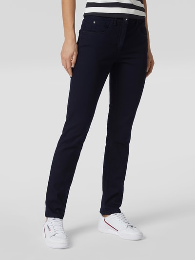 Zerres Jeans met stretch, model 'Twigy' Donkerblauw - 4