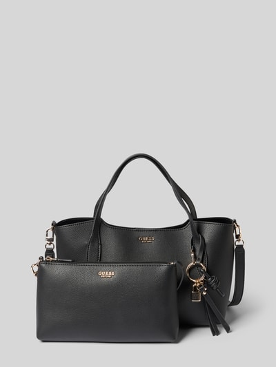 GUESS schoudertas met labelapplicatie Zwart - 1