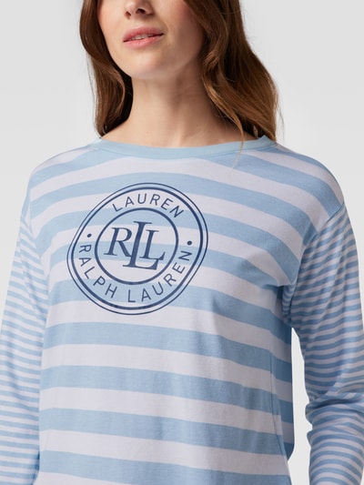 Lauren Ralph Lauren Pyjama met labelprint Blauw - 3