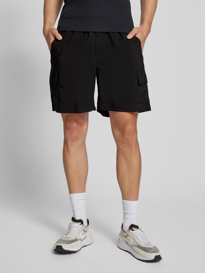Only & Sons Relaxed fit korte cargobroek met steekzakken, model 'CAM' Zwart - 4