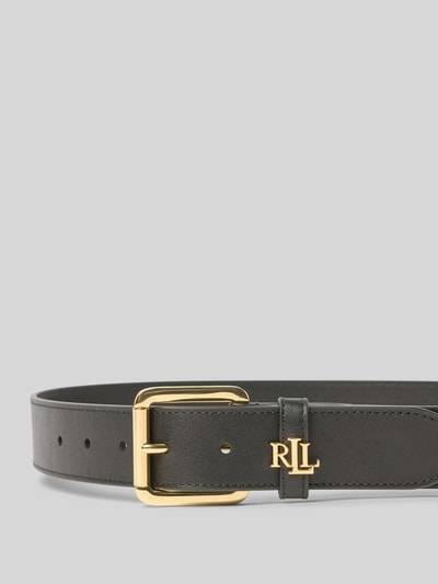 Lauren Ralph Lauren Ledergürtel mit Label-Applikation Black 2