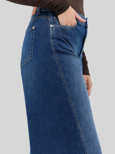 ANGELS Wide Leg Jeans aus Baumwoll-Mix Modell 'Liva Edgy' Dunkelblau 3