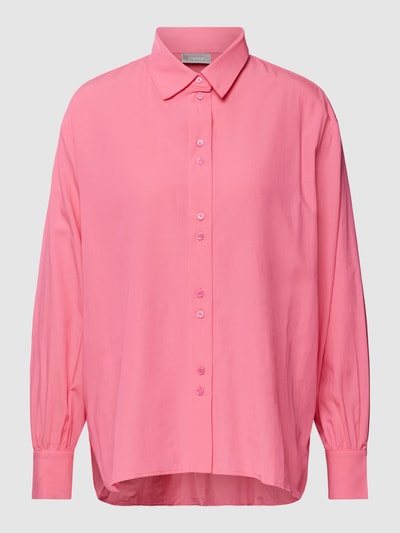 Fransa Overhemdblouse met zijsplitten, model 'Vibi' Roze - 2