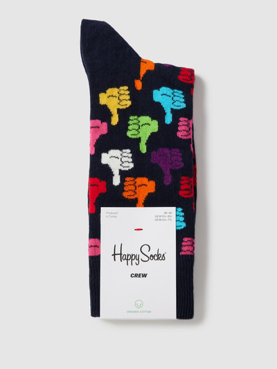 Happy Socks Skarpety ze wzorem na całej powierzchni model ‘THUMBS’ Granatowy 3