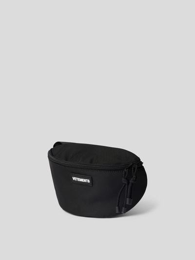 VETEMENTS Bauchtasche mit Label-Patch Black 2