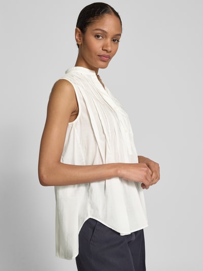 Marc O'Polo Relaxed Fit Blusentop aus reiner Baumwolle Weiss 3