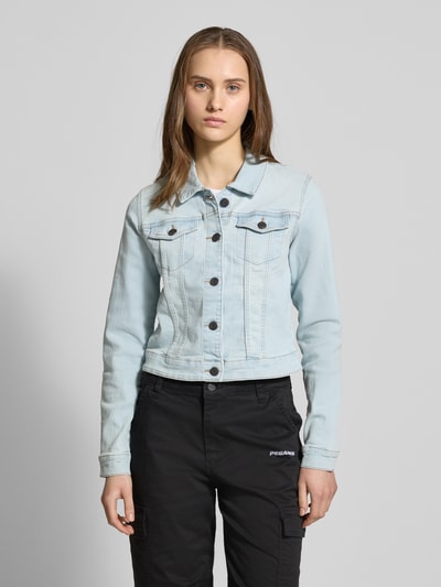 Noisy May Jeansjacke mit Stretch-Anteil Modell 'DEBRA' Hellblau 4