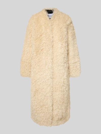 STAND STUDIO Mantel aus Kunstfell Modell 'Carolina' Ecru 2