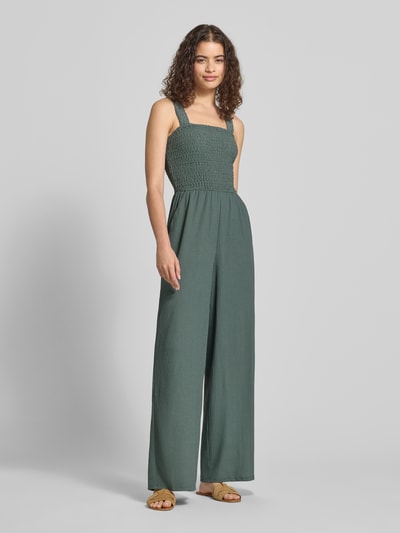 ONLY Regular Fit Jumpsuit mit gesmoktem Rumpf Modell 'ELISE' Mint 1