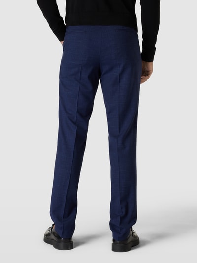 BOSS Pantalon met persplooien, model 'Lenon' Marineblauw - 5