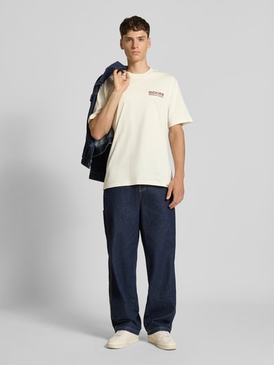 Dickies T-shirt z okrągłym dekoltem model ‘BOLIVAR’ Złamany biały 1