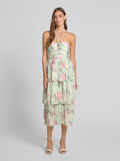 Lipsy Cocktailjurk met halter Bleu - 4