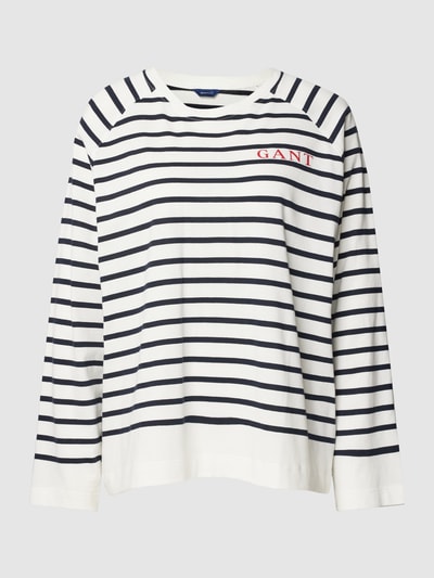 Gant Longsleeve mit Streifenmuster Marine 2