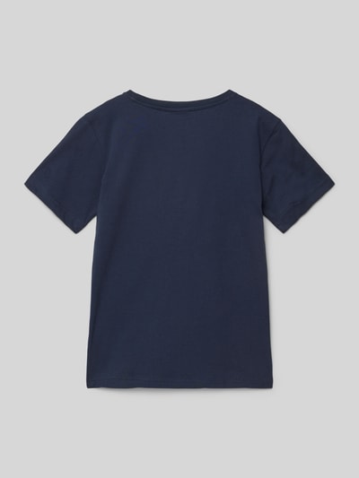 CHAMPION T-shirt met labelprint Marineblauw - 3