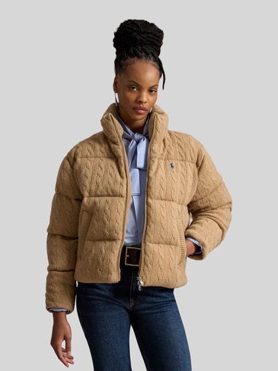 Polo Ralph Lauren Regular Fit Steppjacke aus Woll-Kaschmir-Mix Camel 4