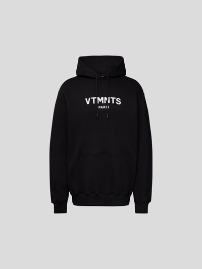 VTMNTS Oversized Hoodie mit Label-Print Black 2