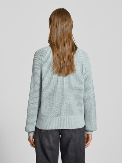 Tom Tailor Denim Sweter z dzianiny kroju regular fit z mieszanki bawełny
 Trzcinowy 5