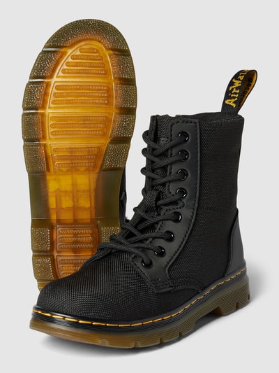 Dr. Martens Boots met labeldetails, model 'Combs' Lichtgrijs - 3