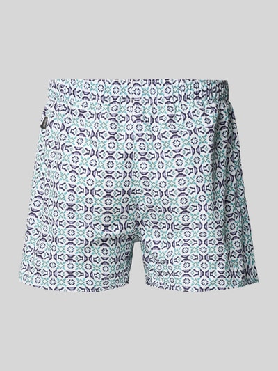 Hanro Boxershorts mit elastischem Bund Jeansblau 3