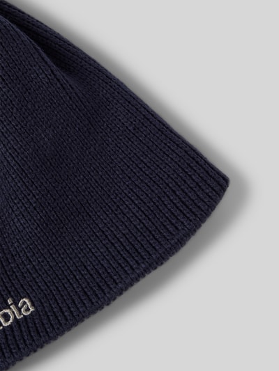 COLUMBIA Beanie mit Label-Stitching Modell 'BUGABOO' Marine 2