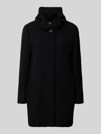 Gil Bret Lange jas met opstaande kraag en steekzakken Zwart - 2