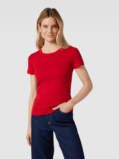 Esprit T-shirt met ronde hals Donkerrood - 4