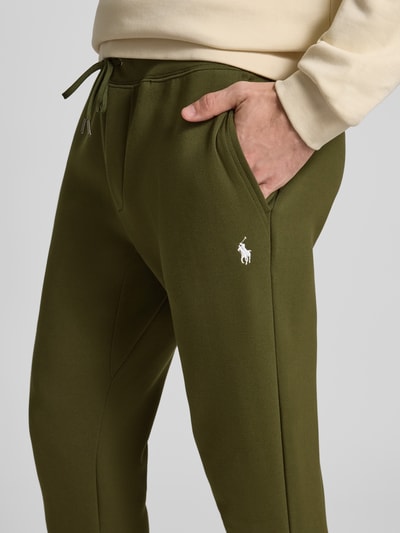 Polo Ralph Lauren Slim Fit Sweatpants mit Tunnelzug Oliv 3