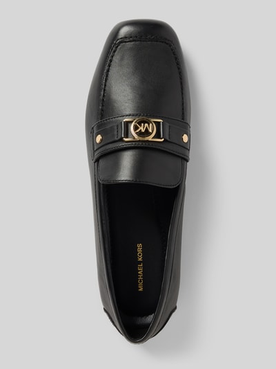MICHAEL Michael Kors Lederballerinas mit Schaftbrücke Modell 'MANDY' Black 3
