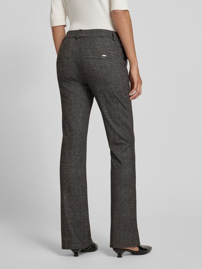 TONI Flared stoffen broek met vaste persplooien, model 'Jenny' Middengrijs - 5