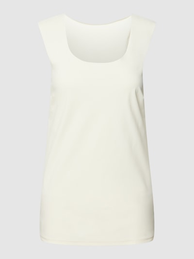Patrizia Pepe Top bluzkowy w jednolitym kolorze model ‘MAGLIA’ Złamany biały 2