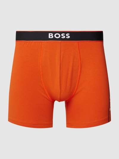 BOSS Trunks mit Label-Print Orange 1